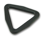 B-TG-01 1000 Black Plastic Triangle Loop